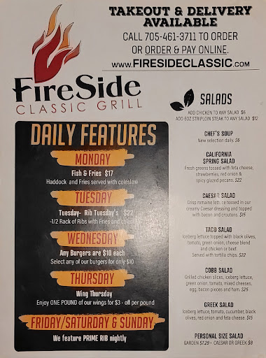 Photo of FireSide Classic Grill - 14 Oakland Blvd Unit A, Elliot Lake, ON P5A 3L3